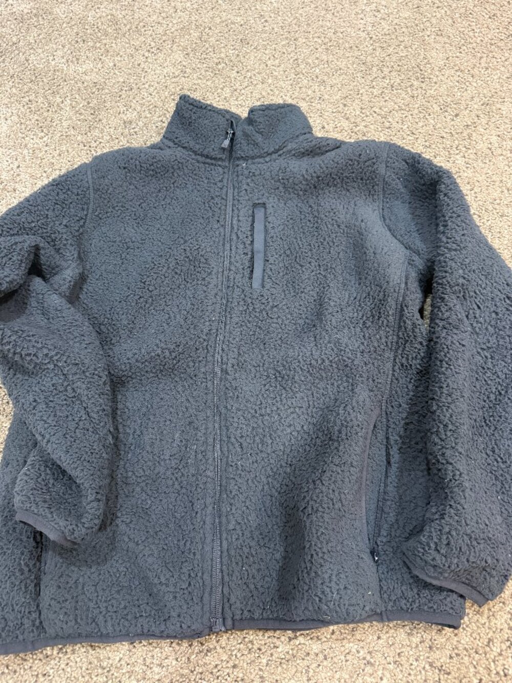Eddie Bauer Women’s Small Blue Full Zip Fleece Jacket Zipper Pockets